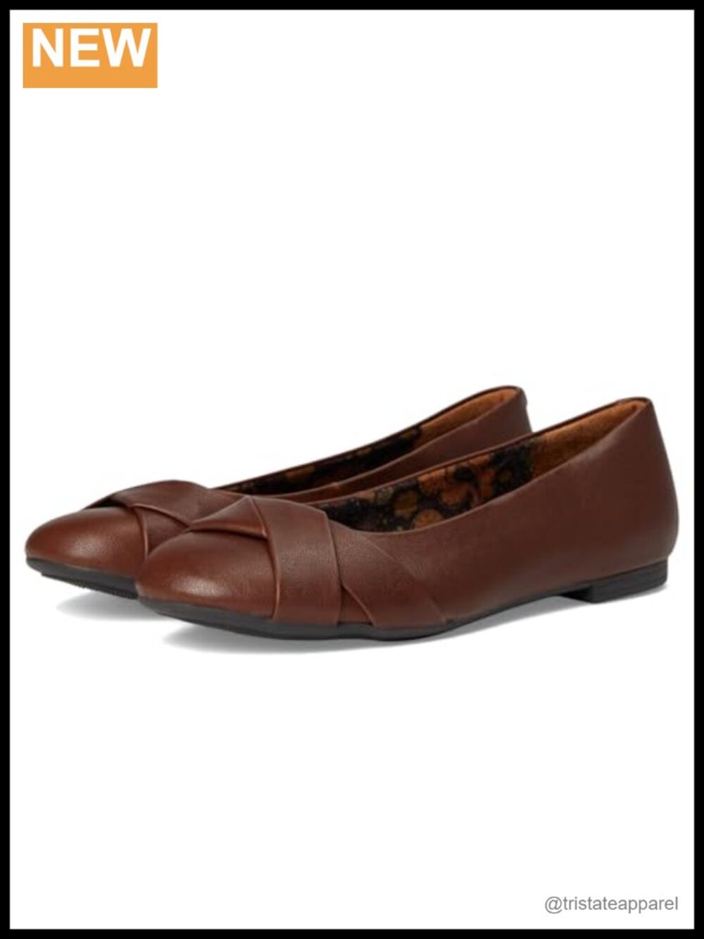 Ballet Flats Faux Leather Faux Suede Lined Pull-On Comfort Flat Shoes